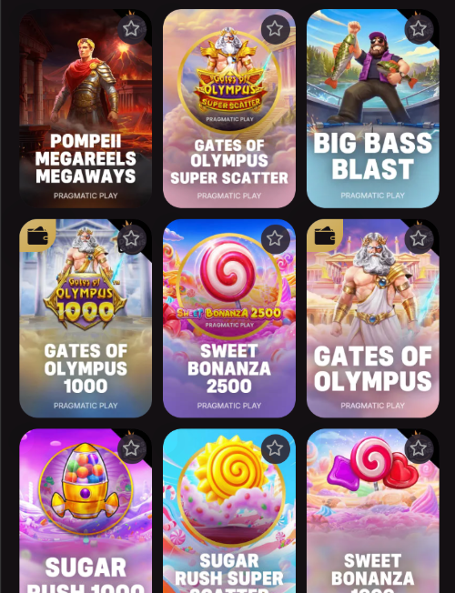 cloudbet pragmatic play lobby with gates of olympus super scatter, sweet bonanza 2500 and sugar rush 1000
