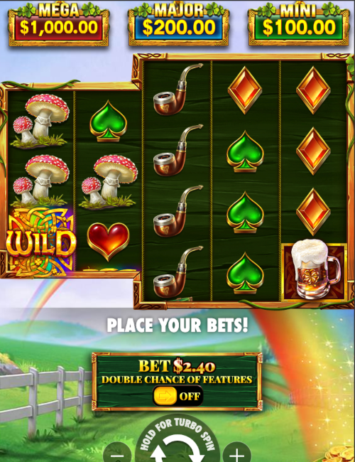 wild wild riches mobile demo with the mega, major and mini jackpots above the reels