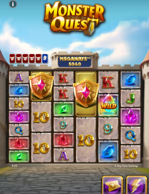 monster quest demo by big time gaming on mobile