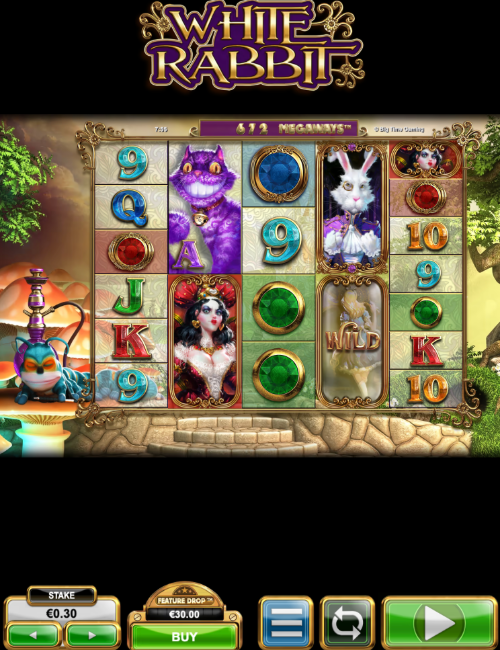 white rabbit megaways demo by big time gaming on mobile