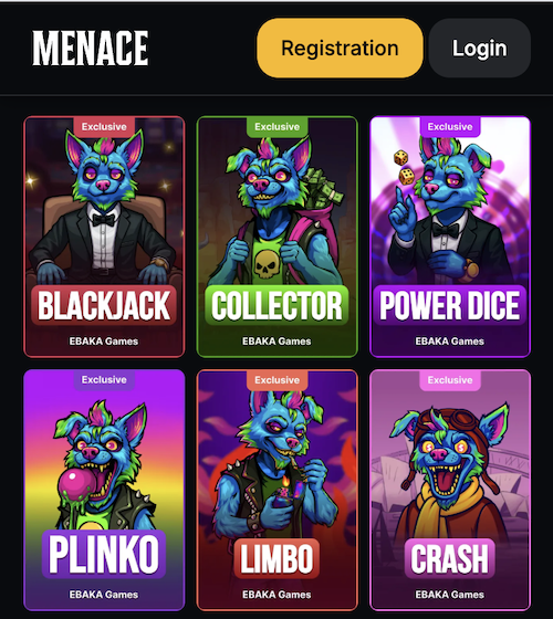 menace casino original games