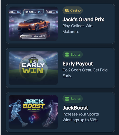 ongoing casino and betting promos for returning players