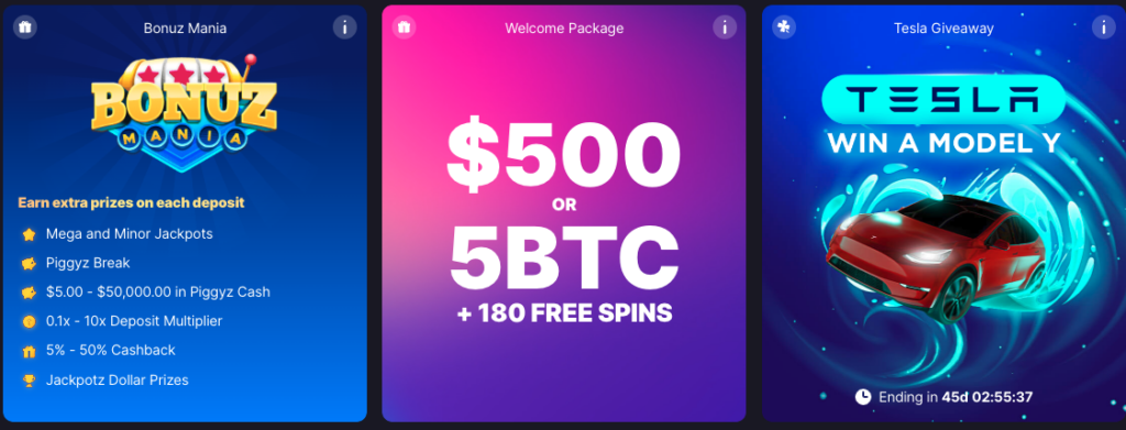 BitStarz Welcome Package